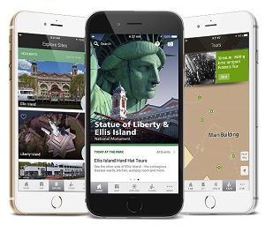 Immagine applicazione mobile Statua Libertà