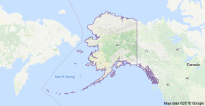 Cartina Alaska